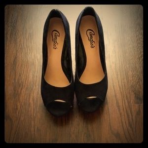 Black Candie's wedge pumps